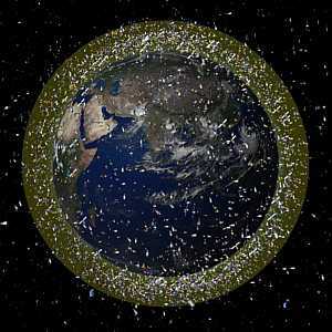 Segundo a Nasa, existem milhões de fragmentos no espaço, rondando a órbita terrestre - Nasa/Reprodução