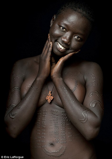 Bodi women, who also live in the Omo Valley, also scarify their bodies