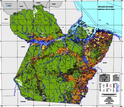 Mapa Para IBGE divulga conjuntos de mapas do Pará, Sergipe e Maranhão