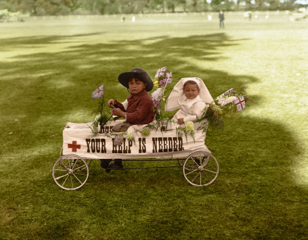 Photo from the State Library of South Australia. Restoration by the Open University