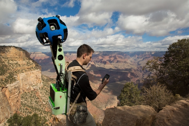 Trekker é utilizado para captar imagens do Grand Canyon (Foto: Divulgação/Google) (Foto: Trekker é utilizado para captar imagens do Grand Canyon (Foto: Divulgação/Google))