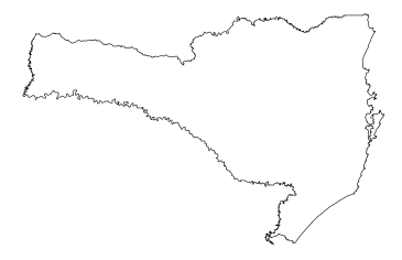 Mapa Do Estado De Santa Catarina Imprimir Para Colorir
