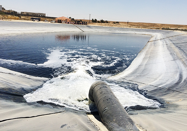 Piscina de água de reúso em Israel. Foto: Artur Rodrigues/Folhapress ***DIREITOS RESERVADOS. NÃO PUBLICAR SEM AUTORIZAÇÃO DO DETENTOR DOS DIREITOS AUTORAIS E DE IMAGEM***